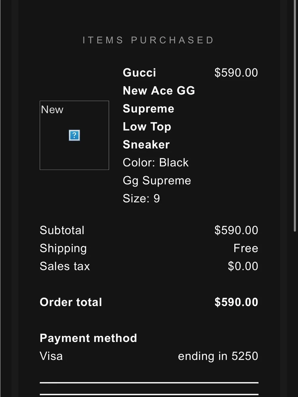Gucci Black Sneakers with Blue and Red Web Stripe